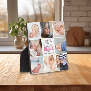 'Worlds Best Daddy' 1st Father's Day Keepsake Plaque