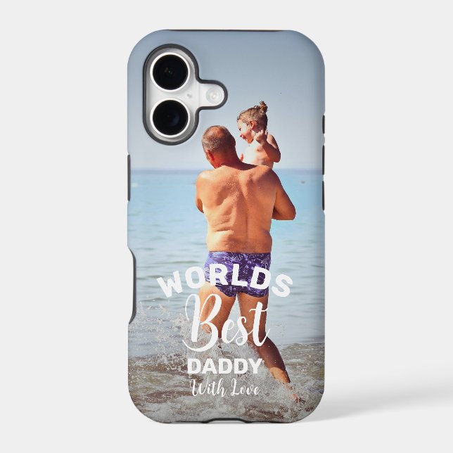 Worlds Best Daddy Birthday Photo Dad Gift (Back)