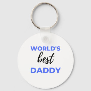 World's Best Daddy bl Key Ring