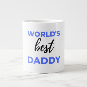 World's Best Daddy bl Large Coffee Mug