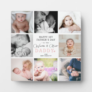 World's Best Daddy – Happy 1st Father's Day Plaque