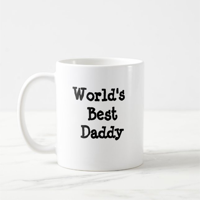 Worlds Best Daddy mug (Left)