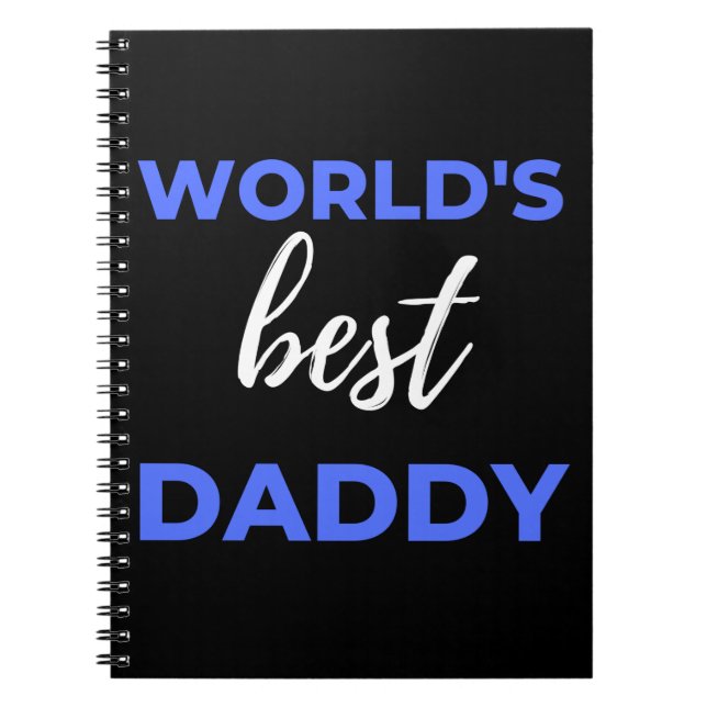 World's Best Daddy Notebook (Front)