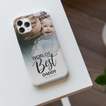 Worlds Best Daddy | Photo iPhone 11 Case<br><div class="desc">Looking for a unique gift for Dad, perfect for fathers day, birthdays or just to say I love you! This simplistic modern design features typography text which reads 'WORLDS BEST DADDY' and your favourite photo. The editable text font style, can be changed by clicking on the customise further link after...</div>