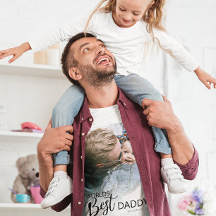 Worlds Best Daddy Photo T-Shirt