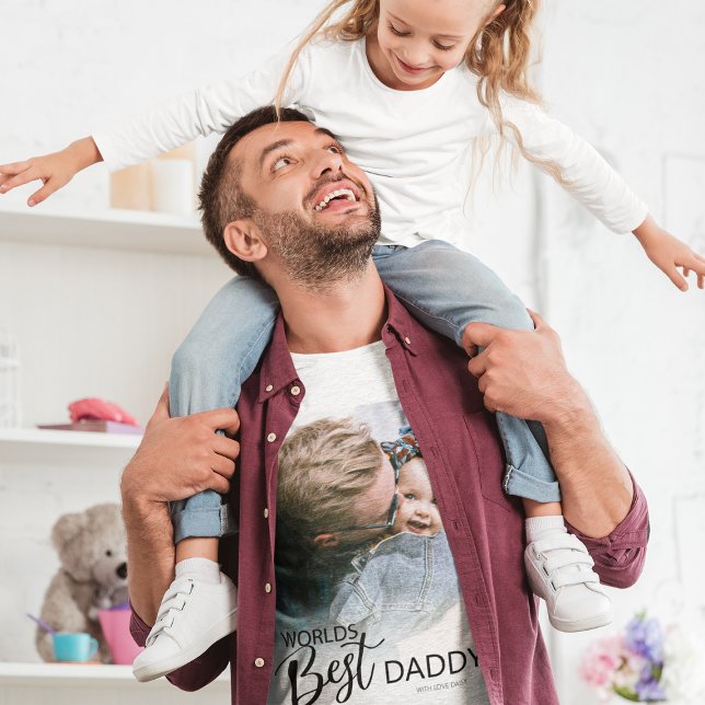 Worlds Best Daddy | Photo T-Shirt (Creator Uploaded)