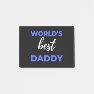 World's Best Daddy Post-it Notes