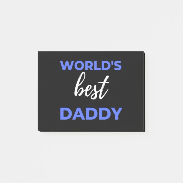 World's Best Daddy Post-it Notes (Front)