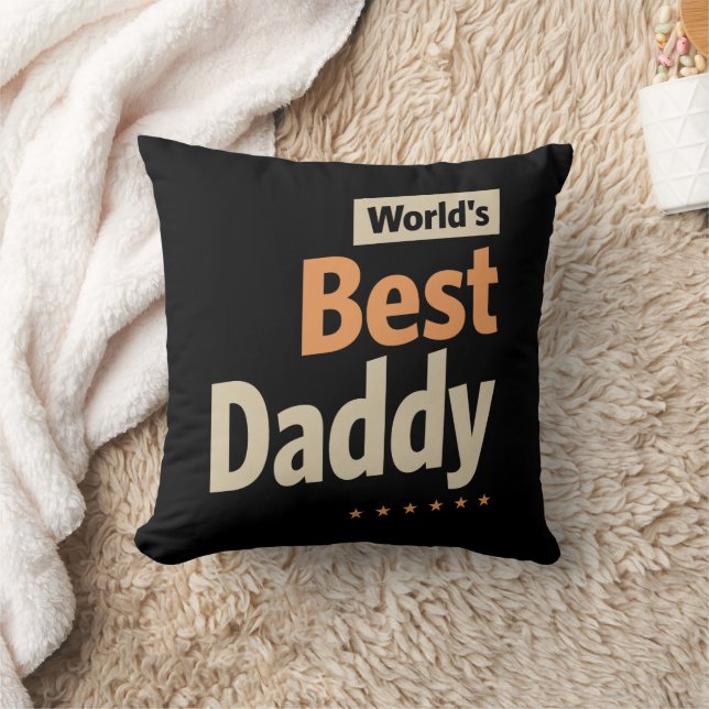 World's Best Daddy: Superhero of Love Cushion (Blanket)