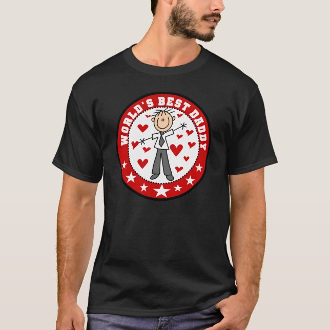 World's Best Daddy T-shirt (Front)