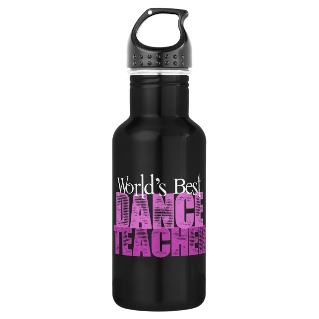 World's Best Dance Teacher 532 Ml Water Bottle (Front)