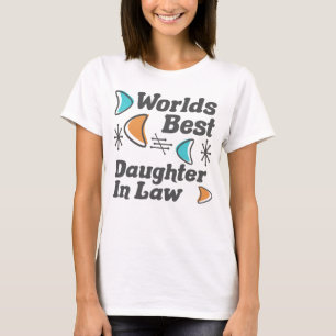 Worlds Best Daughter-In-Law Retro T-Shirt