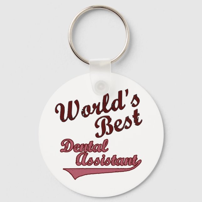 World's Best Dental Assistant Key Ring (Front)