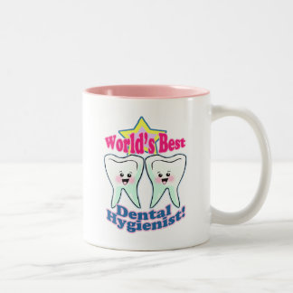 Worlds Best Dental Hygienist Two-Tone Coffee Mug
