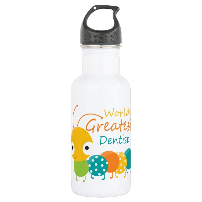 Worlds Best Dentist 532 Ml Water Bottle (Front)