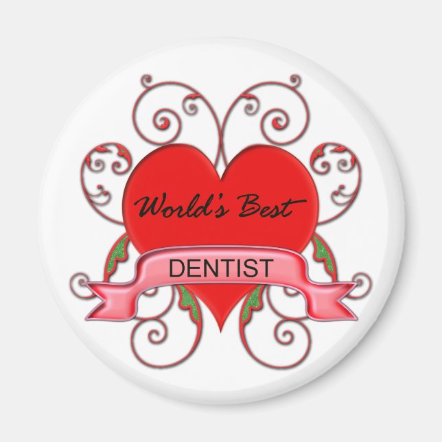 World's Best Dentist Magnet (Front)