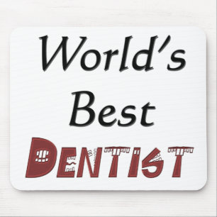 World's Best Dentist Mouse Mat