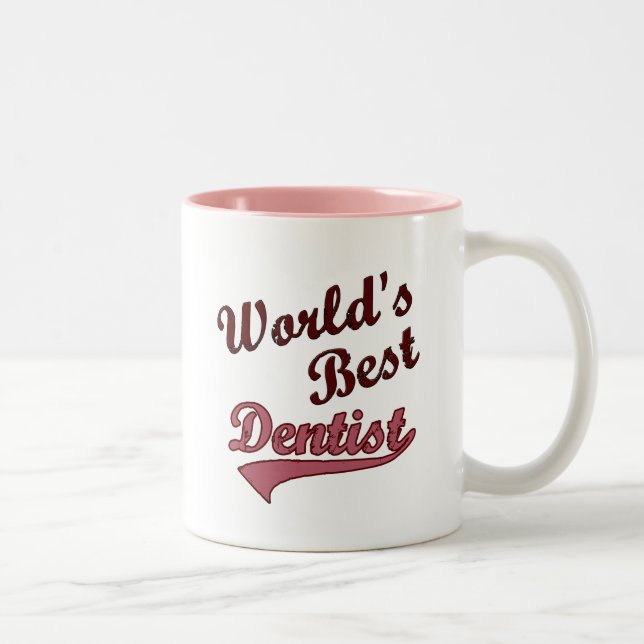 World's Best Dentist Two-Tone Coffee Mug (Right)