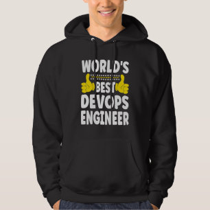 World's Best Devops Engineer Job Title Devops En Hoodie