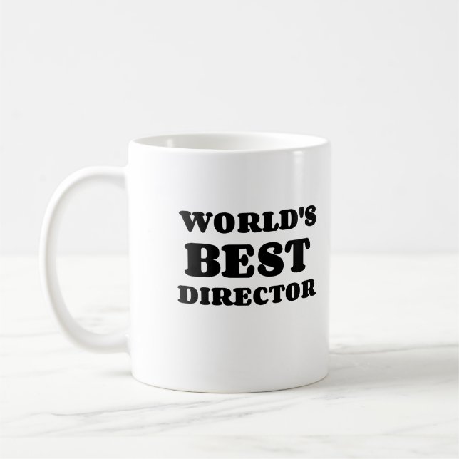 WORLD'S BEST DIRECTOR COFFEE MUG (Left)