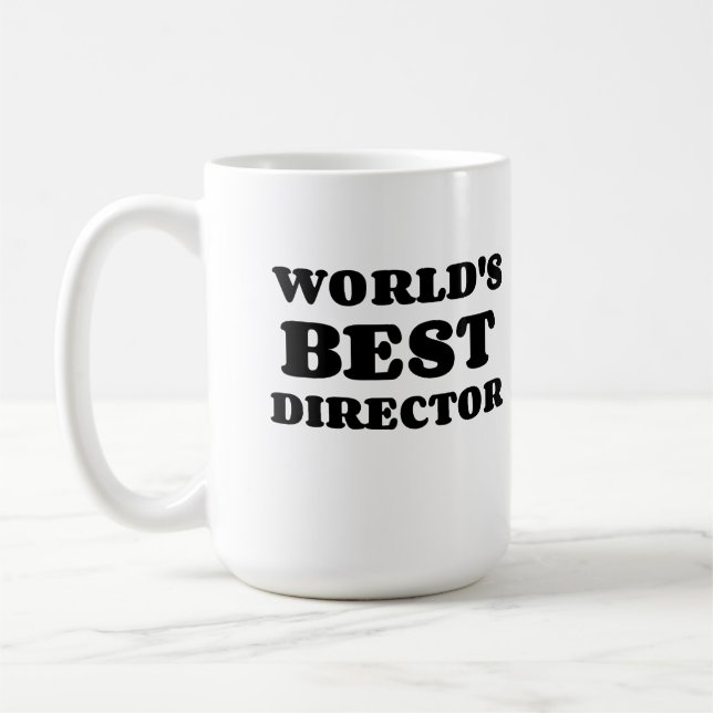 WORLD'S BEST DIRECTOR COFFEE MUG (Left)