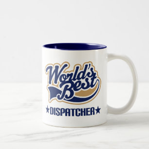 Worlds Best Dispatcher Two-Tone Coffee Mug