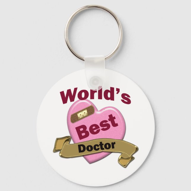 World's Best Doctor Key Ring (Front)
