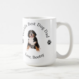 World's Best Dog Dad Bernese Mountain Personalise Coffee Mug