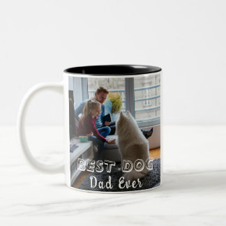 World's Best Dog Dad Custom Photo Mug