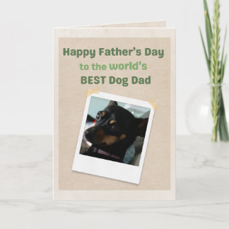 World's Best Dog Dad from Best Dog Father's Day Card