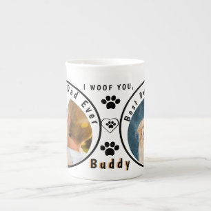 World's Best Dog Dad Personalised Pet PhotOSpecial Bone China Mug