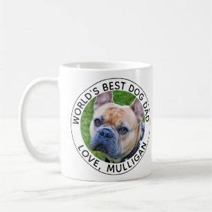 Worlds Best Dog Dad Photo Coffee Mug