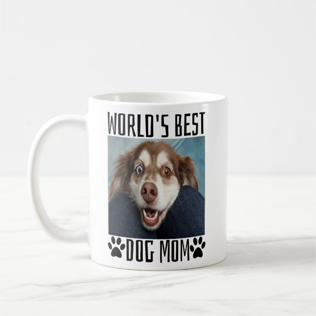 Worlds Best Dog Mum Coffee Mug (Left)
