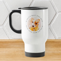 World's Best Dog Mum Elegant Simple Custom Photo