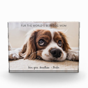 World's Best Dog Mum  Mother's Day Photo Block