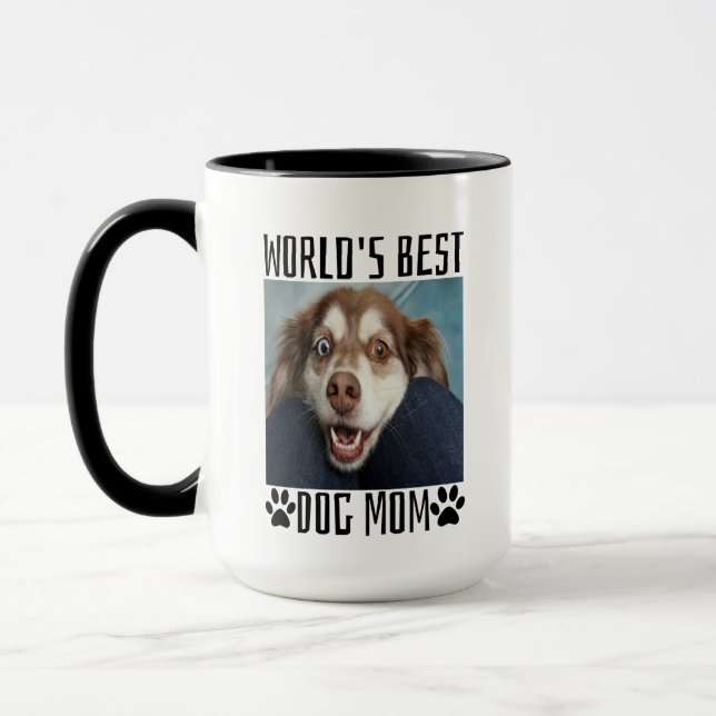 Worlds Best Dog Mum    Mug (Left)