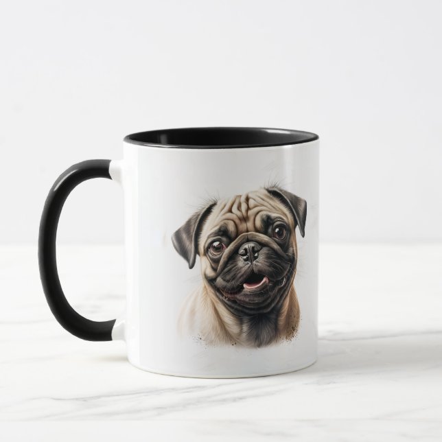 World's Best dog mum Personalised Pet Photo Coffee Mug (Left)