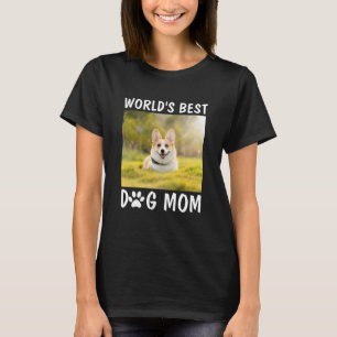 World's Best Dog Mum Personalised Pet Photo T-Shirt