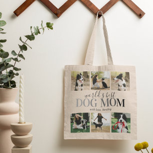 World's Best Dog Mum Picture Tote Bag