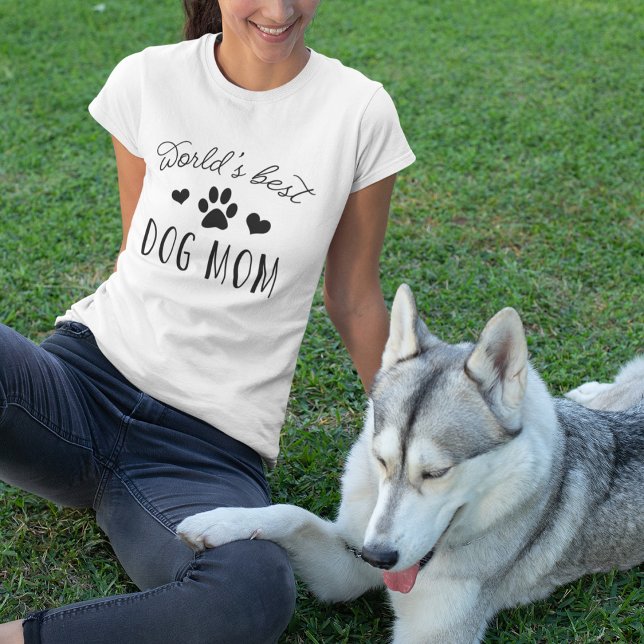 World's Best Dog Mum T-Shirt (Creator Uploaded)