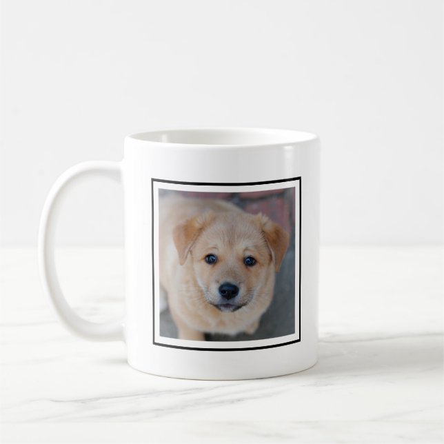 World's Best Dog Mum with Picture Coffee Mug (Left)