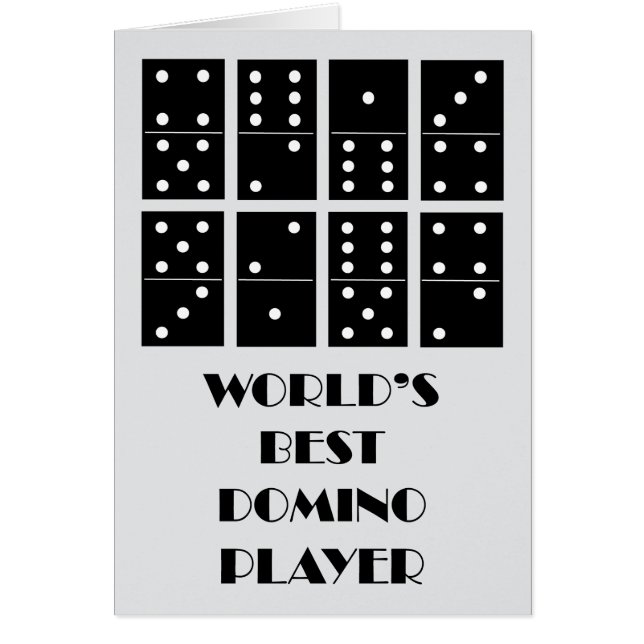 World's Best Domino Player (Front)