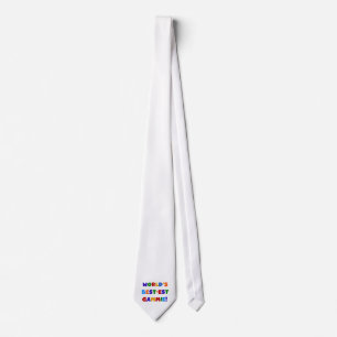 World's Best-est Gammie Bright Colours Gifts Tie