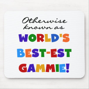 World's Best-est Gammie T-shirts and Gifts Mouse Mat