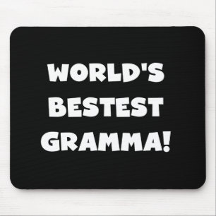 World's Best-est Gramma Black or White Mouse Mat