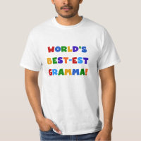 World's Best-est Gramma Bright Colours