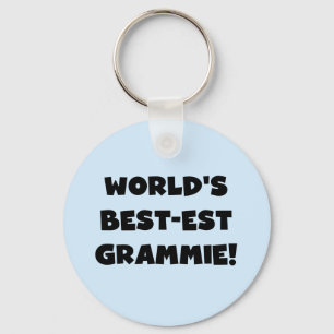 World's Best-est Grammie Black or White Gifts Key Ring