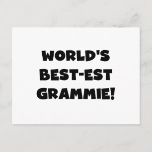 World's Best-est Grammie Black or White Gifts Postcard