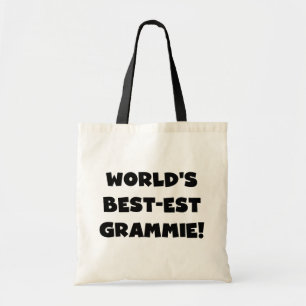 World's Best-est Grammie Black or White Gifts Tote Bag