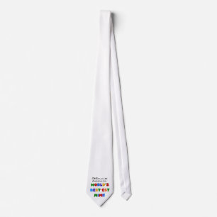 World's Best-est Mimi Bright Colours T-shirts Gift Tie